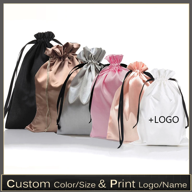 Luxury Bags And Shoes - 10 SZT. Personalizowane satynowe woreczki na
