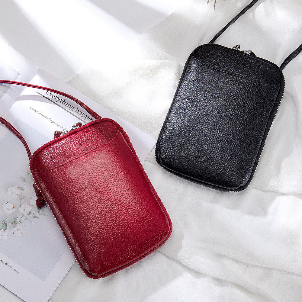 Luxury Bags Laptop - Prawdziwa skórzana torba na jedno ramię