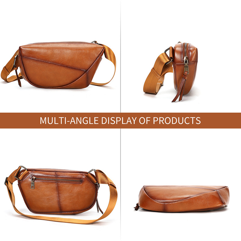 Saddle Bag Distressed - Męska torba na klatkę piersiową ze