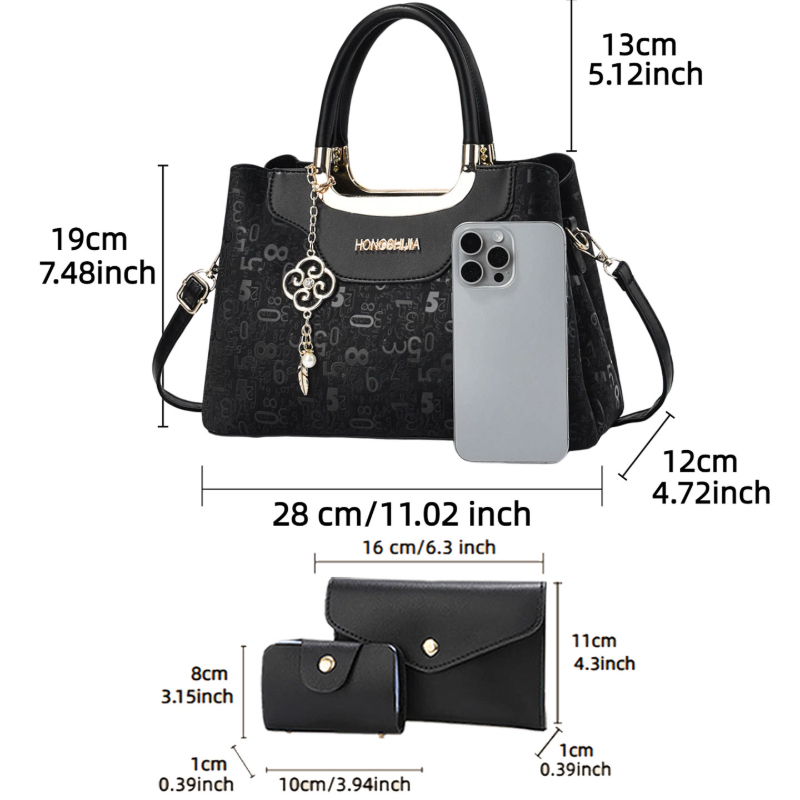3-częściowy zestaw torebek dam – Luxury Bags Casual recenzja i cena